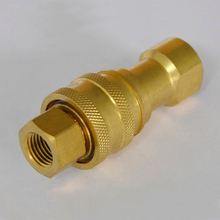 ISO7241-B KZD媒体压High Performance气动力学和水力快速联结(Brass)